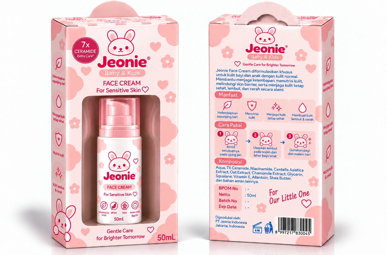 JEONIE Gentle Face Cream 50gr